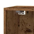 Meuble TV vieux bois 30,5x30x110 cm bois d'ingénierie