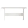 Ensemble à manger REINE 3 pcs blanc bois de pin massif