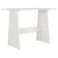 Ensemble à manger REINE 3 pcs blanc bois de pin massif