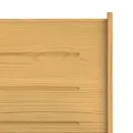 Banc d'angle REINE 151 cm marron miel bois de pin solide