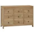 Commode 80x30x55 cm Bois massif de teck