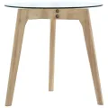 Ensemble de tables d'appoint 2 pcs Verre trempé