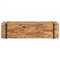 Meuble TV 110x30x32,5 cm Bois de teck massif