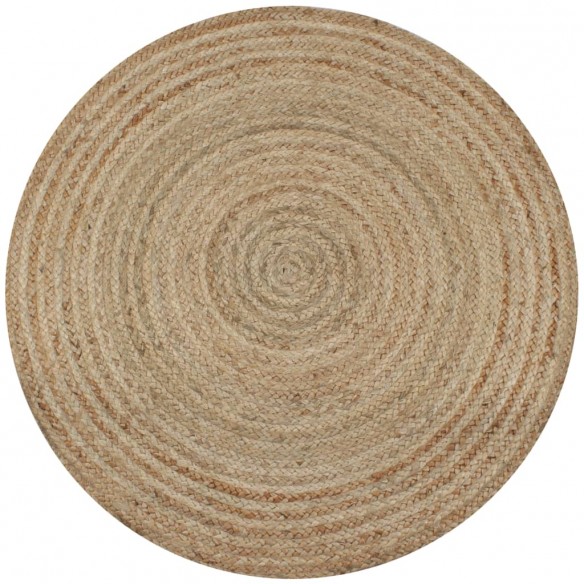 Tapis Jute tressé 120 cm rond