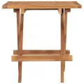 Table pliable de jardin 50x50x50 cm Bois de teck solide