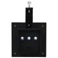 Lampe solaire à LED carrée d'extérieur 6 pcs 12 cm Noir