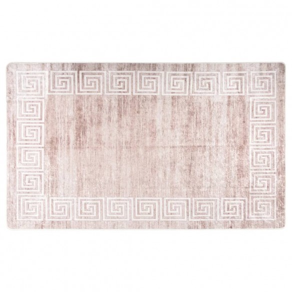 Tapis lavable antidérapant 120x180 cm beige