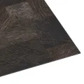 Dalle de plancher autoadhésif PVC 5,11 m² marron structure bois