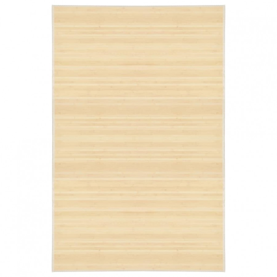 Tapis en bambou 100x160 cm Naturel