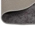 Tapis lavable antidérapant φ120 cm gris