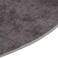 Tapis lavable antidérapant φ120 cm gris