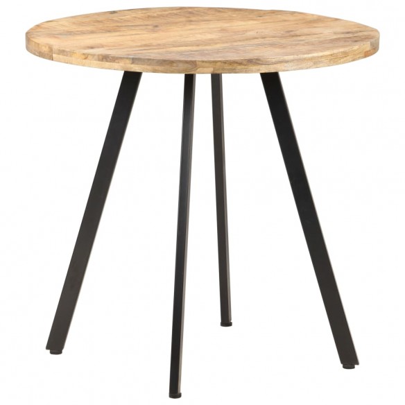 Table de salle à manger 80 cm Bois de manguier brut