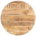 Table de salle à manger 80 cm Bois de manguier brut