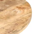 Table de salle à manger 80 cm Bois de manguier brut