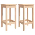 Ensemble de bar 3 pcs Bois de pin massif