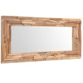 Miroir décoratif Teck 120x60 cm Rectangulaire