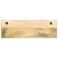 Porte-manteau mural 60x15x20 cm Bois de manguier brut solide
