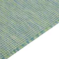 Tapis à tissage plat d'extérieur 140x200 cm Turquoise