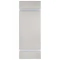 Appliques murales d'extérieur 2 pcs 35 W Argenté Rectangulaire