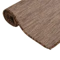 Tapis à tissage plat d'extérieur 200x280 cm Marron