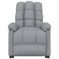 Fauteuil inclinable Gris clair Tissu
