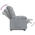 Fauteuil inclinable Gris clair Tissu