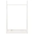 Porte-vêtements Blanc 100x45x150 cm Bois de pin massif