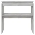 Table console Gris béton 80x30x80 cm Aggloméré