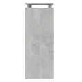 Table console Gris béton 80x30x80 cm Aggloméré