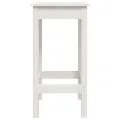 Chaises de bar lot de 2 blanc 40x40x78 cm bois de pin solide