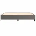 Cadre de lit sans matelas gris 200x200 cm similicuir