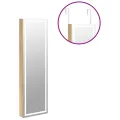 Armoire à bijoux avec miroir et éclairage LED mural