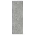 Buffet haut gris béton 60x35,5x103,5 cm bois d'ingénierie