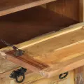 Armoire à chaussures 4 couches avec tiroir Bois de récupération