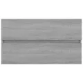 Armoire d'évier Sonoma gris 80x38,5x45 cm Bois d'ingénierie