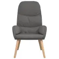 Chaise de relaxation Gris clair Tissu
