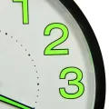 Horloge murale lumineuse Noir 30 cm