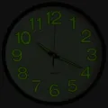Horloge murale lumineuse Noir 30 cm