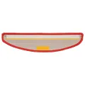 Tapis d'escalier 10 pcs 56x17x3 cm Rouge