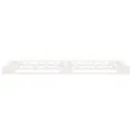 Lit de palette blanc 90x200 cm bois de pin massif