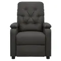 Fauteuil Gris foncé Tissu