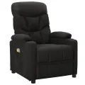 Fauteuil de massage Noir Tissu