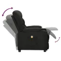 Fauteuil de massage Noir Tissu