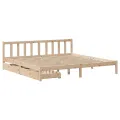Cadre de lit sans matelas 180x200 cm bois massif de pin