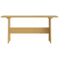 Ensemble à manger REINE 3 pcs marron miel bois de pin massif