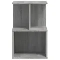 Tables de chevet 2 pcs Sonoma gris 35x35x55 cm Bois ingénierie