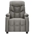 Fauteuil de massage Gris clair Tissu