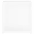 Table d'appoint Blanc 33x33x34,5 cm Aggloméré