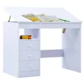 Bureau pour enfants Inclinable Blanc