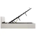 Cadre de lit avec rangement hydraulique Similicuir 160x200 cm